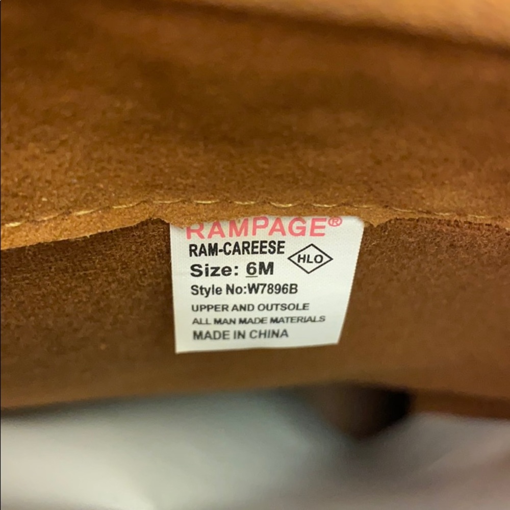 Rampage Mid Calf Boots Suede Moccasin - Picture 5 of 6